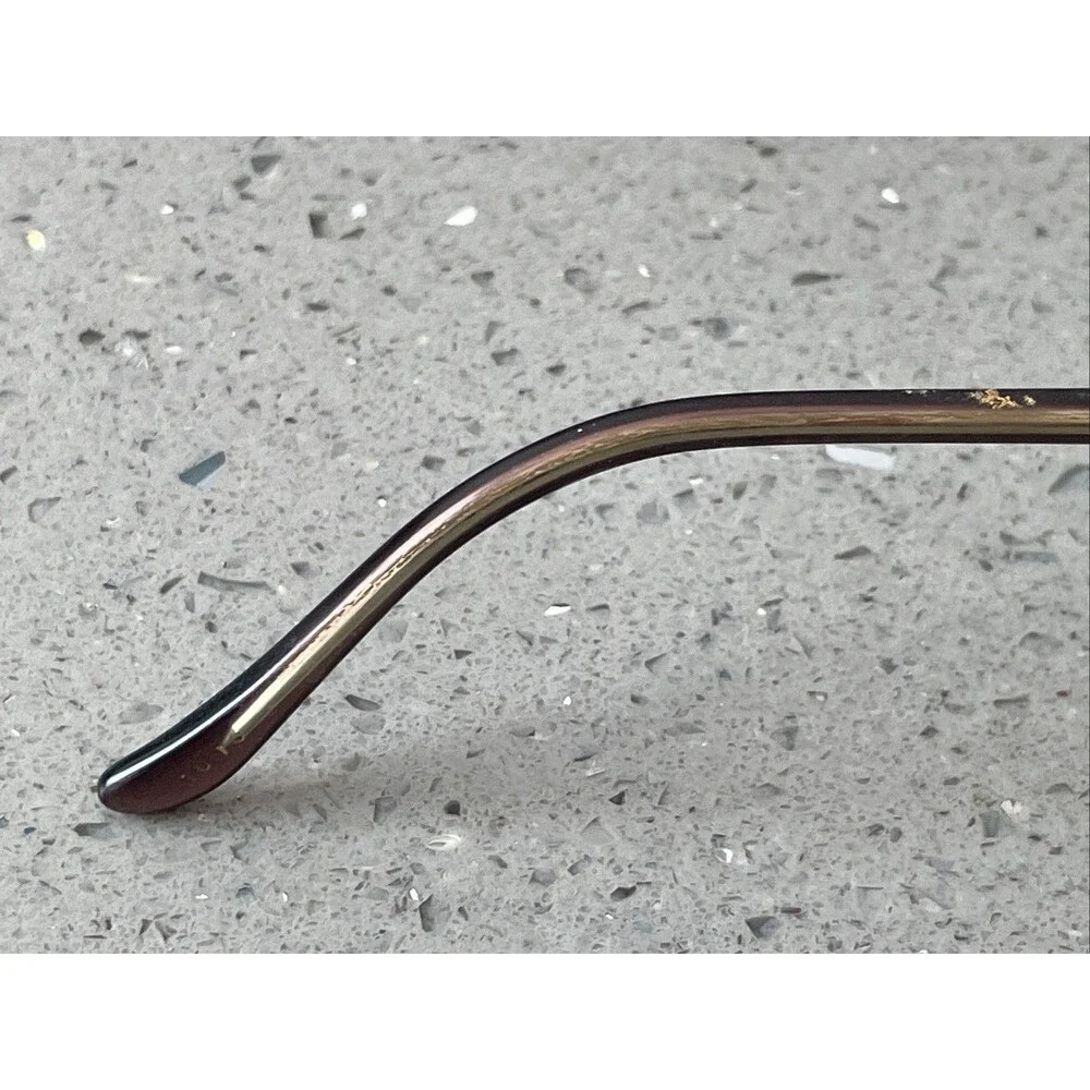 Catherine Deneuve Eyeglasses Frames ONLY PL Plum Rectangle Half Rim 51-18-135